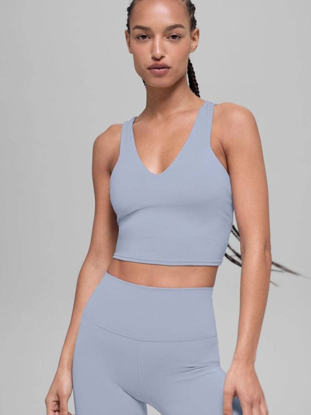 EUC Airbrush Real Bra Tank CROP TOP MIDRIFT SIZE SMALL